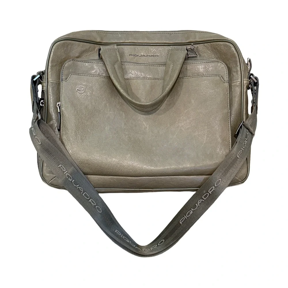 Piquadro Italian Leather Laptop Bag